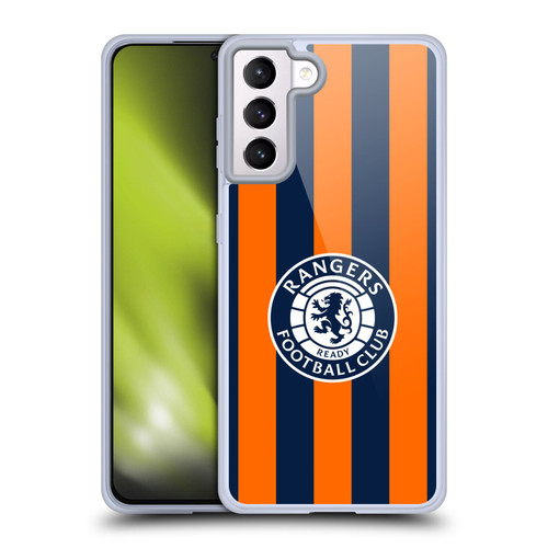 Rangers FC 2023/24 Kit Third Soft Gel Case for Samsung Galaxy S21+ 5G