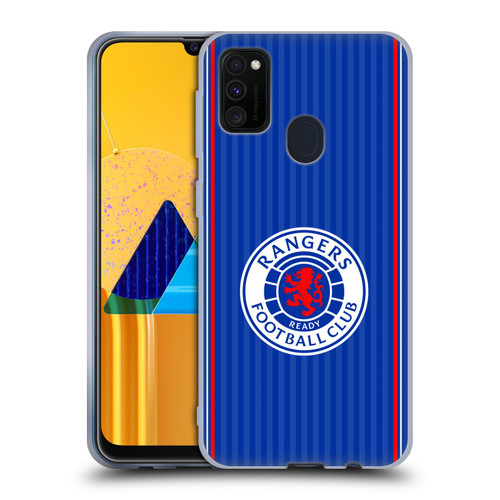 Rangers FC 2023/24 Kit Home Soft Gel Case for Samsung Galaxy M30s (2019)/M21 (2020)