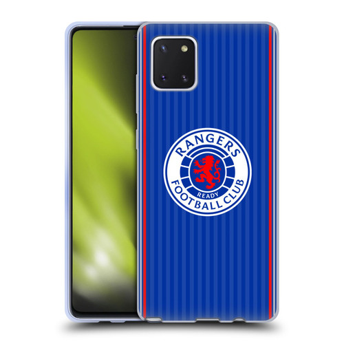 Rangers FC 2023/24 Kit Home Soft Gel Case for Samsung Galaxy Note10 Lite