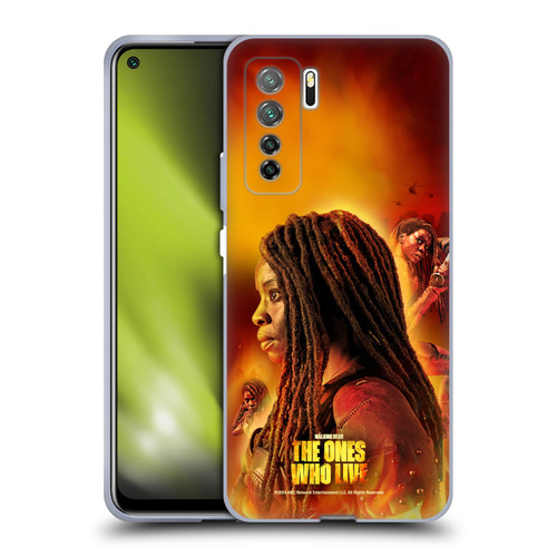 The Walking Dead: The Ones Who Live Key Art Michonne Soft Gel Case for Huawei Nova 7 SE/P40 Lite 5G
