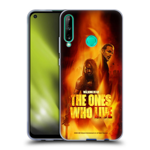 The Walking Dead: The Ones Who Live Key Art Poster Soft Gel Case for Huawei P40 lite E