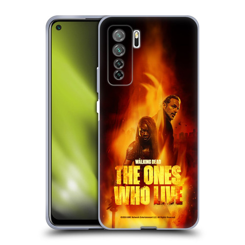The Walking Dead: The Ones Who Live Key Art Poster Soft Gel Case for Huawei Nova 7 SE/P40 Lite 5G