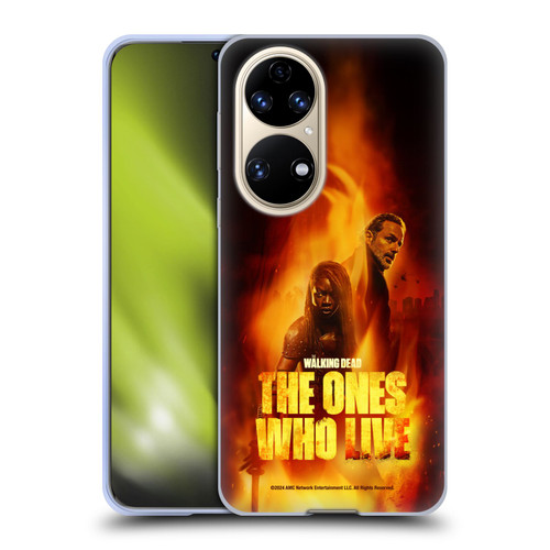 The Walking Dead: The Ones Who Live Key Art Poster Soft Gel Case for Huawei P50