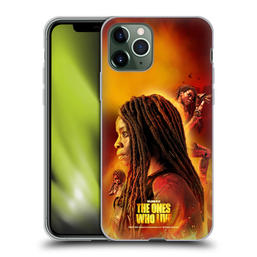 The Walking Dead: The Ones Who Live Key Art Michonne Soft Gel Case for Apple iPhone 11 Pro