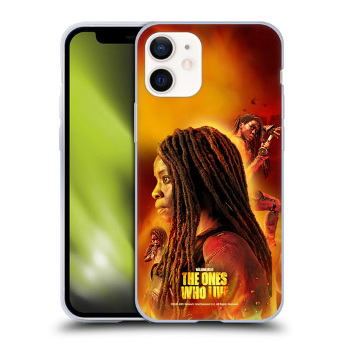The Walking Dead: The Ones Who Live Key Art Michonne Soft Gel Case for Apple iPhone 12 Mini