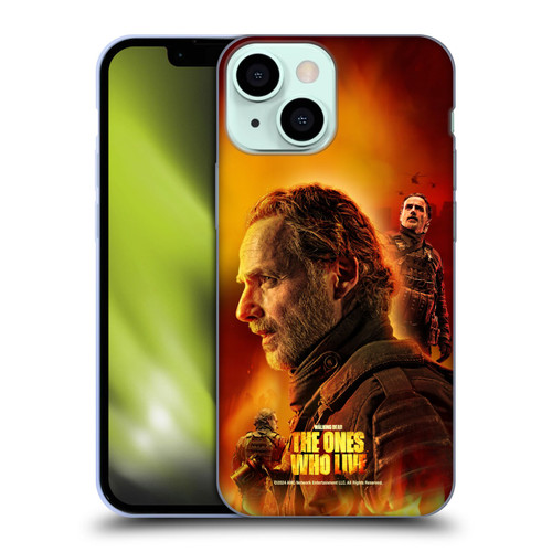 The Walking Dead: The Ones Who Live Key Art Rick Soft Gel Case for Apple iPhone 13 Mini
