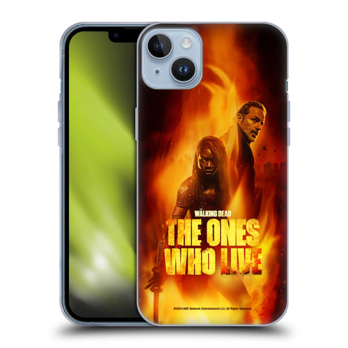 The Walking Dead: The Ones Who Live Key Art Poster Soft Gel Case for Apple iPhone 14 Plus