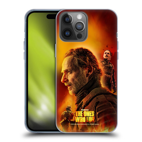 The Walking Dead: The Ones Who Live Key Art Rick Soft Gel Case for Apple iPhone 14 Pro Max