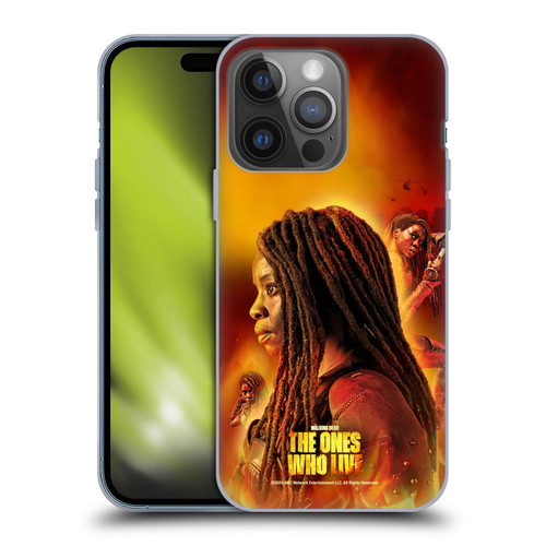 The Walking Dead: The Ones Who Live Key Art Michonne Soft Gel Case for Apple iPhone 14 Pro