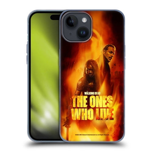 The Walking Dead: The Ones Who Live Key Art Poster Soft Gel Case for Apple iPhone 15