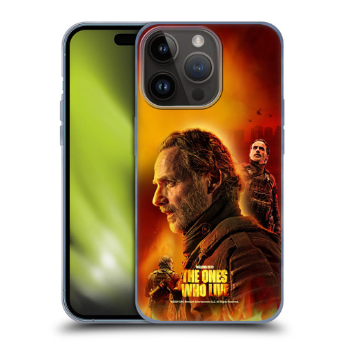 The Walking Dead: The Ones Who Live Key Art Rick Soft Gel Case for Apple iPhone 15 Pro