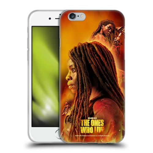 The Walking Dead: The Ones Who Live Key Art Michonne Soft Gel Case for Apple iPhone 6 / iPhone 6s