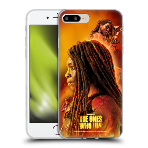 The Walking Dead: The Ones Who Live Key Art Michonne Soft Gel Case for Apple iPhone 7 Plus / iPhone 8 Plus