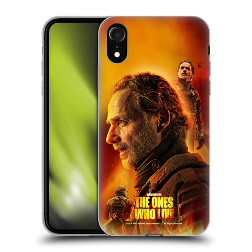 The Walking Dead: The Ones Who Live Key Art Rick Soft Gel Case for Apple iPhone XR