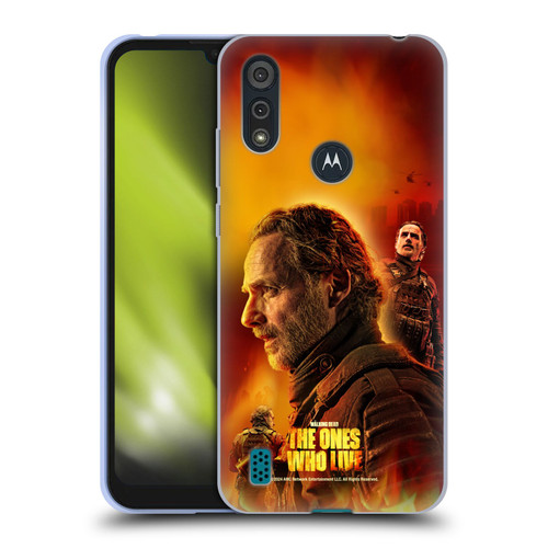 The Walking Dead: The Ones Who Live Key Art Rick Soft Gel Case for Motorola Moto E6s (2020)