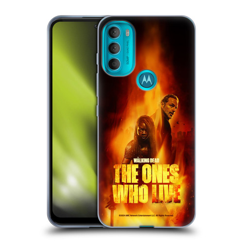 The Walking Dead: The Ones Who Live Key Art Poster Soft Gel Case for Motorola Moto G71 5G