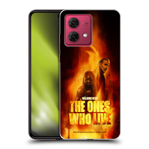 The Walking Dead: The Ones Who Live Key Art Poster Soft Gel Case for Motorola Moto G84 5G
