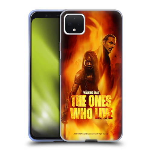 The Walking Dead: The Ones Who Live Key Art Poster Soft Gel Case for Google Pixel 4 XL