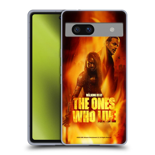 The Walking Dead: The Ones Who Live Key Art Poster Soft Gel Case for Google Pixel 7a