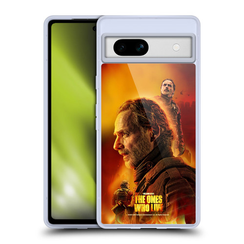 The Walking Dead: The Ones Who Live Key Art Rick Soft Gel Case for Google Pixel 7a