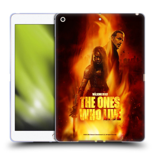 The Walking Dead: The Ones Who Live Key Art Poster Soft Gel Case for Apple iPad 10.2 2019/2020/2021