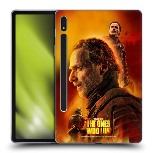 The Walking Dead: The Ones Who Live Key Art Rick Soft Gel Case for Samsung Galaxy Tab S8