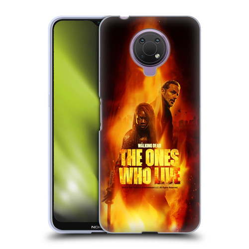 The Walking Dead: The Ones Who Live Key Art Poster Soft Gel Case for Nokia G10