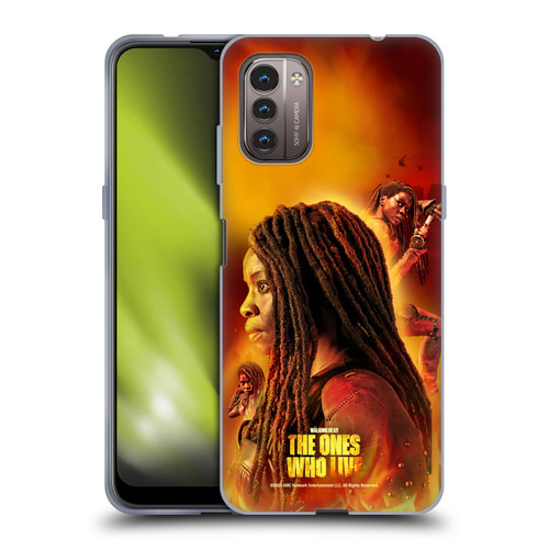 The Walking Dead: The Ones Who Live Key Art Michonne Soft Gel Case for Nokia G11 / G21