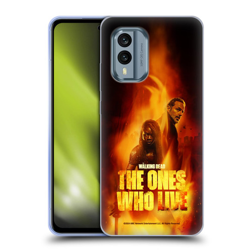 The Walking Dead: The Ones Who Live Key Art Poster Soft Gel Case for Nokia X30