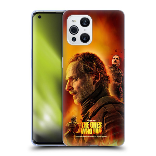 The Walking Dead: The Ones Who Live Key Art Rick Soft Gel Case for OPPO Find X3 / Pro