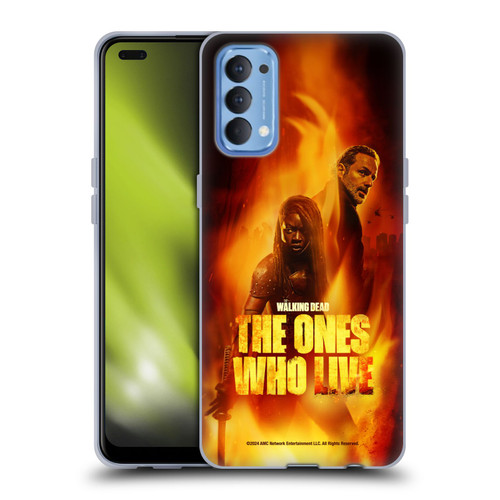 The Walking Dead: The Ones Who Live Key Art Poster Soft Gel Case for OPPO Reno 4 5G