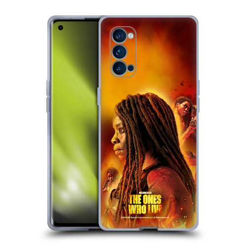 The Walking Dead: The Ones Who Live Key Art Michonne Soft Gel Case for OPPO Reno 4 Pro 5G