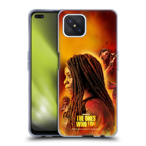 The Walking Dead: The Ones Who Live Key Art Michonne Soft Gel Case for OPPO Reno4 Z 5G