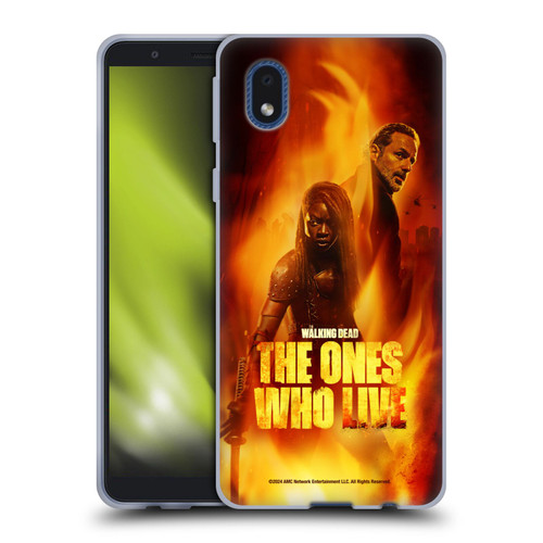 The Walking Dead: The Ones Who Live Key Art Poster Soft Gel Case for Samsung Galaxy A01 Core (2020)