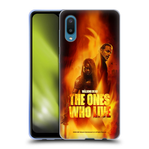 The Walking Dead: The Ones Who Live Key Art Poster Soft Gel Case for Samsung Galaxy A02/M02 (2021)