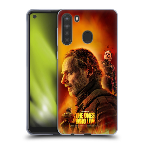 The Walking Dead: The Ones Who Live Key Art Rick Soft Gel Case for Samsung Galaxy A21 (2020)
