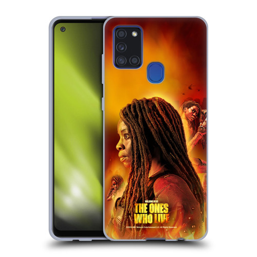 The Walking Dead: The Ones Who Live Key Art Michonne Soft Gel Case for Samsung Galaxy A21s (2020)