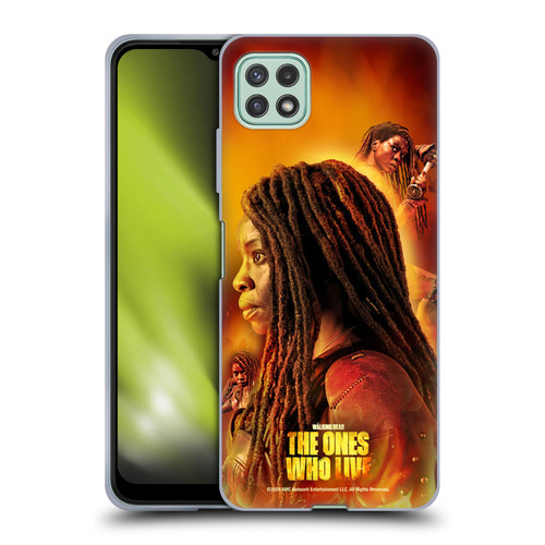 The Walking Dead: The Ones Who Live Key Art Michonne Soft Gel Case for Samsung Galaxy A22 5G / F42 5G (2021)