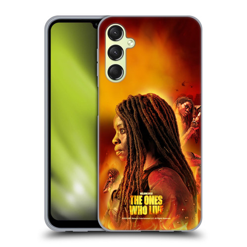 The Walking Dead: The Ones Who Live Key Art Michonne Soft Gel Case for Samsung Galaxy A24 4G / M34 5G