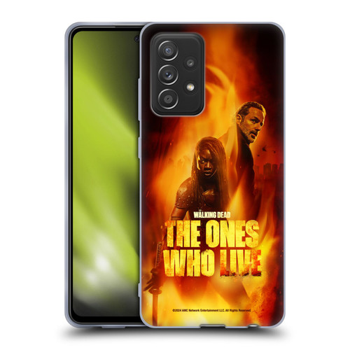 The Walking Dead: The Ones Who Live Key Art Poster Soft Gel Case for Samsung Galaxy A52 / A52s / 5G (2021)