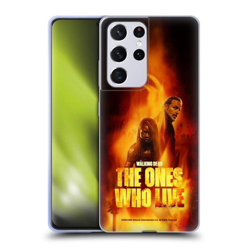 The Walking Dead: The Ones Who Live Key Art Poster Soft Gel Case for Samsung Galaxy S21 Ultra 5G