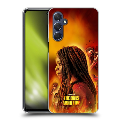 The Walking Dead: The Ones Who Live Key Art Michonne Soft Gel Case for Samsung Galaxy M54 5G