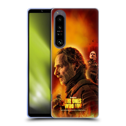The Walking Dead: The Ones Who Live Key Art Rick Soft Gel Case for Sony Xperia 1 IV