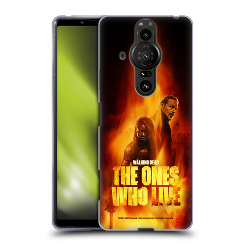 The Walking Dead: The Ones Who Live Key Art Poster Soft Gel Case for Sony Xperia Pro-I