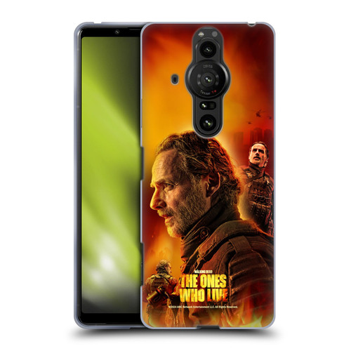 The Walking Dead: The Ones Who Live Key Art Rick Soft Gel Case for Sony Xperia Pro-I