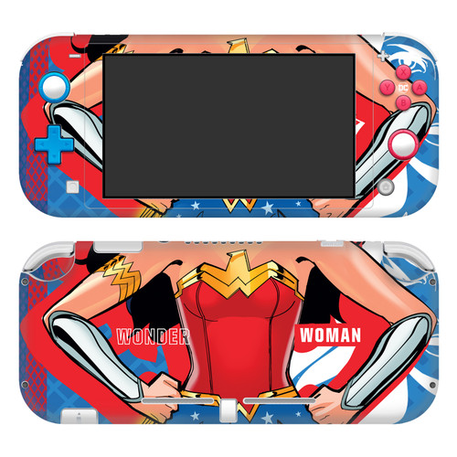 DC Women Core Compositions Wonder Woman Vinyl Sticker Skin Decal Cover for Nintendo Switch Lite