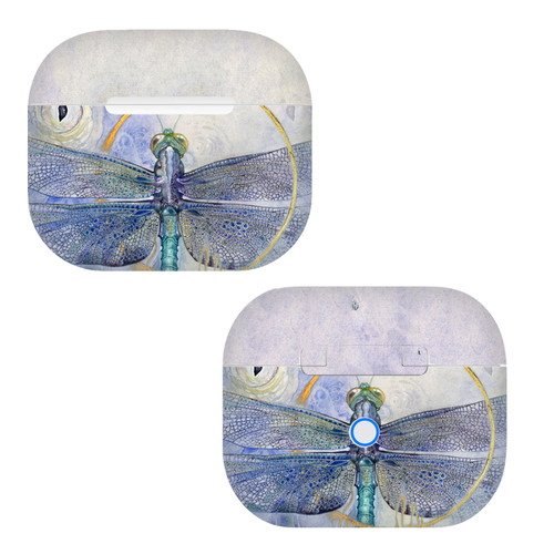 Stephanie Law Art Mix Dragonfly Vinyl Sticker Skin Decal Cover for Apple AirPods 3 3rd Gen Charging Case