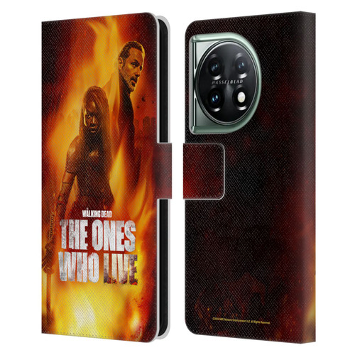 The Walking Dead: The Ones Who Live Key Art Poster Leather Book Wallet Case Cover For OnePlus 11 5G