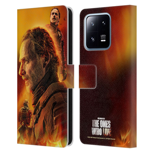 The Walking Dead: The Ones Who Live Key Art Rick Leather Book Wallet Case Cover For Xiaomi 13 Pro 5G