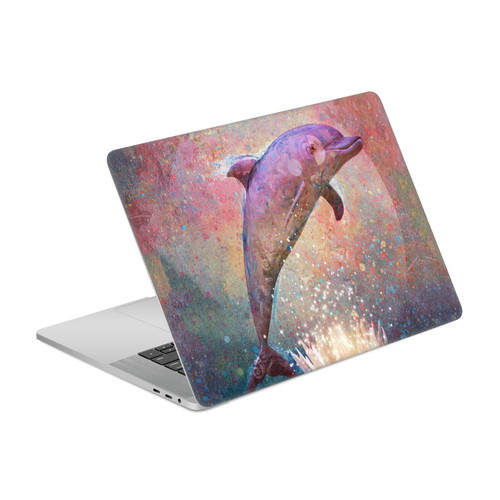 Jena DellaGrottaglia Animals Dolphin Vinyl Sticker Skin Decal Cover for Apple MacBook Pro 15.4" A1707/A1990